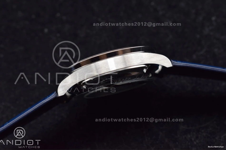 SmartChoice IW371620 White Blue A Blue Edition 1:1 ZF Portuguese Leather Dial on Chrono 1019 Strap Best 1224